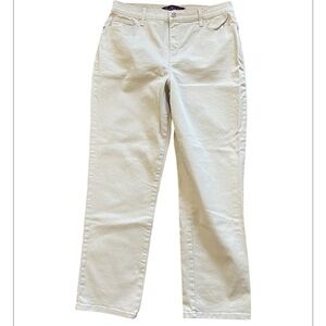 Gloria Vanderbilt tan khaki jeans size 12 short